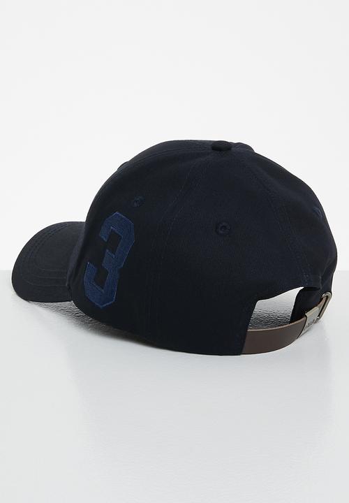 POLO - Mens 6 panel equestrian peak - navy