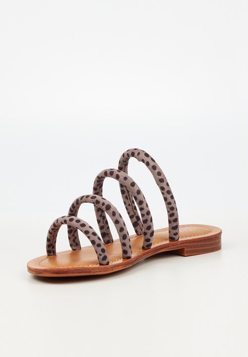 Miss Black - Sicily15 sandal - grey combo