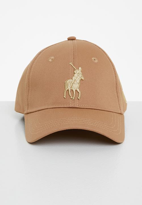 POLO - Mens 6 panel equestrian peak - stone