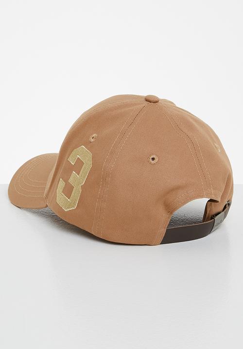 POLO - Mens 6 panel equestrian peak - stone
