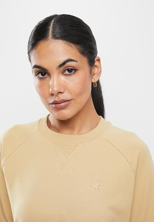 POLO - Denver long sleeve raglan track top - camel