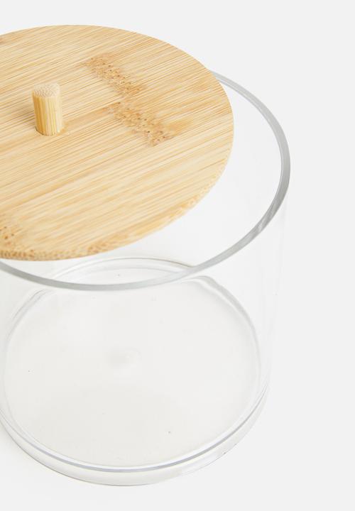 Bathroom Solutions - Round makeup organiser- clear