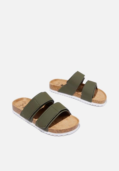 Cotton On - Theo slide - khaki