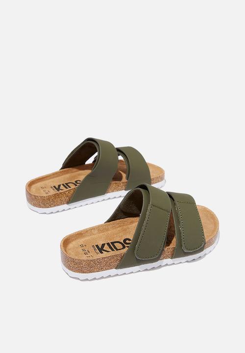 Cotton On - Theo slide - khaki