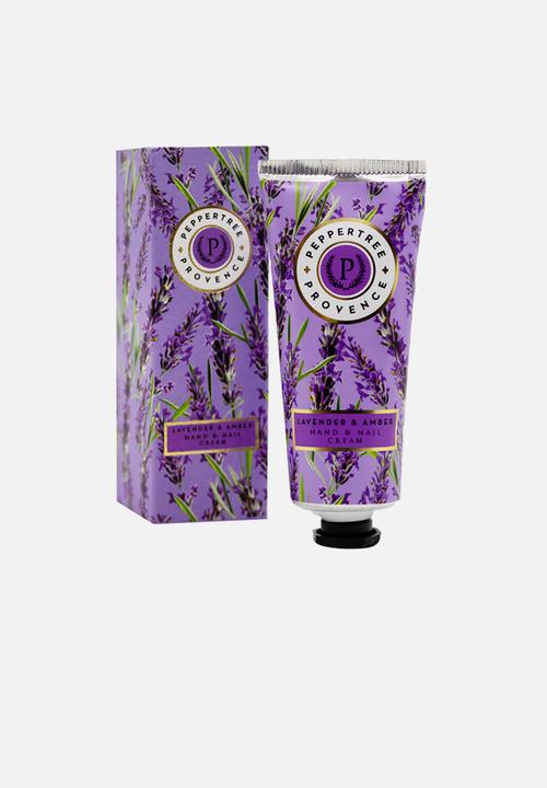 PEPPER TREE - Provence Lavender & Amber Hand & Nail Cream