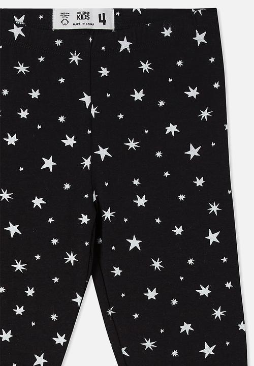 Cotton On - Huggie tights - black/glow in the dark star