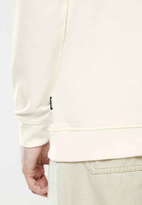 Only & Sons - Onsdylan reg collegiate print sweat - white