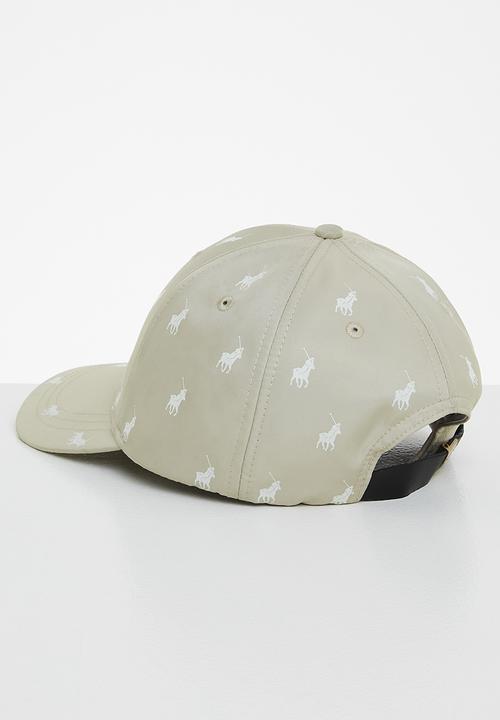 POLO - Mens 6 panel monogram peak - stone