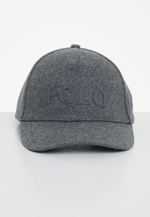 POLO - 6 panel melton elastic peak - grey