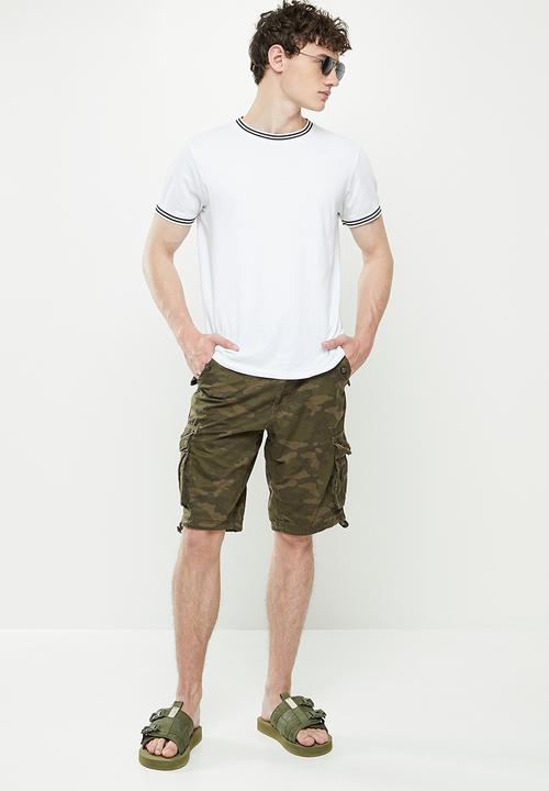 Brave Soul - Msrt-georgecamok shorts - khaki