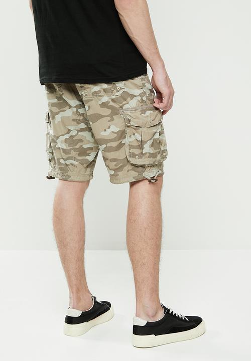 Brave Soul - Msrt-georgecamos shorts - stone camo