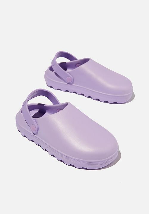 Cotton On - Charlie beach slide - lilac drop