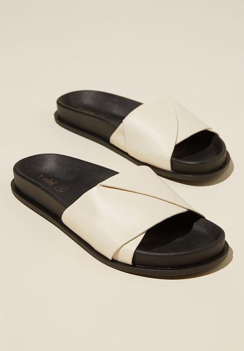 Cotton On - Pia single strap slide - bone pu