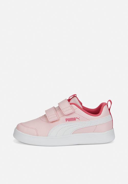 PUMA - Courtflex v2 v ps - almond blossom-puma white