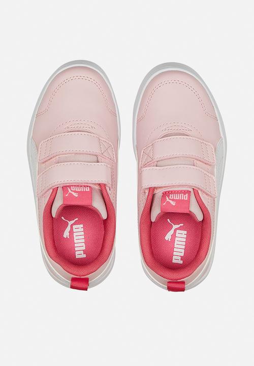 PUMA - Courtflex v2 v ps - almond blossom-puma white