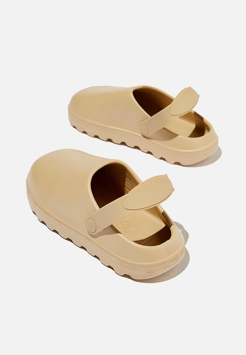Cotton On - Charlie beach slide - washed stone