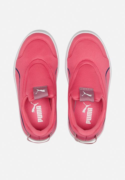 PUMA - Courtflex v2 slip on ps - sunset pink-sodalite blue