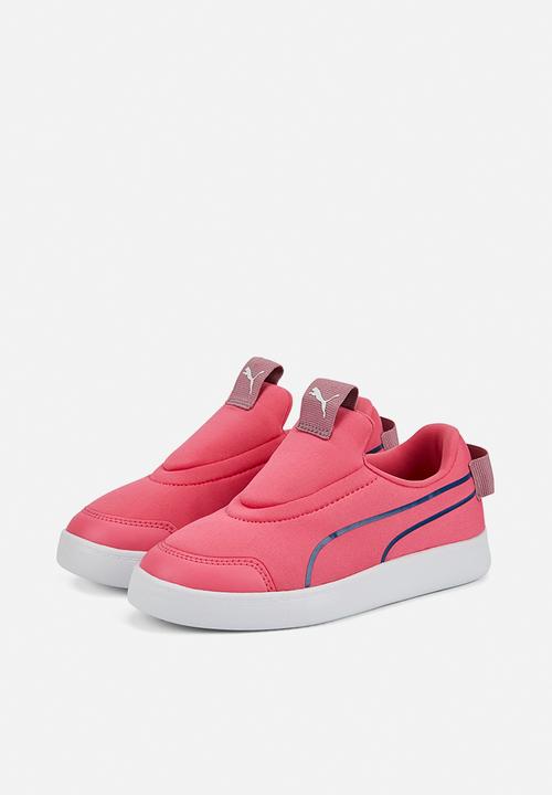 PUMA - Courtflex v2 slip on ps - sunset pink-sodalite blue