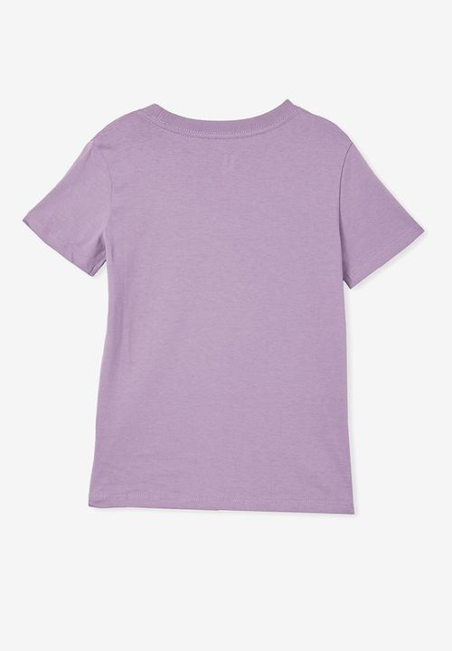 Cotton On - Max skater short sleeve tee - grape soda