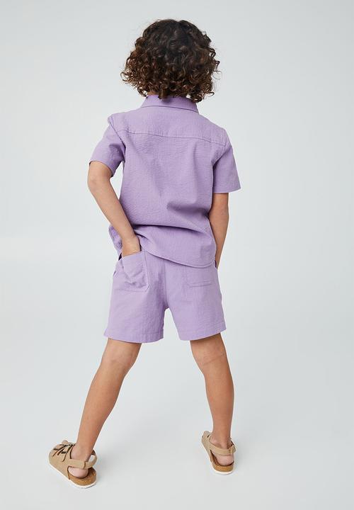 Cotton On - Los cabos short - grape soda wash
