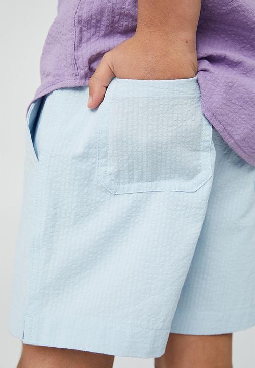 Cotton On - Los cabos short - frosty blue wash