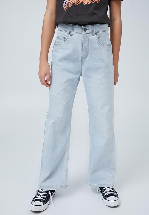 Cotton On - Hannah wide leg jean - bleach wash