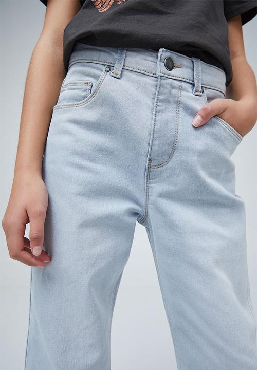 Cotton On - Hannah wide leg jean - bleach wash