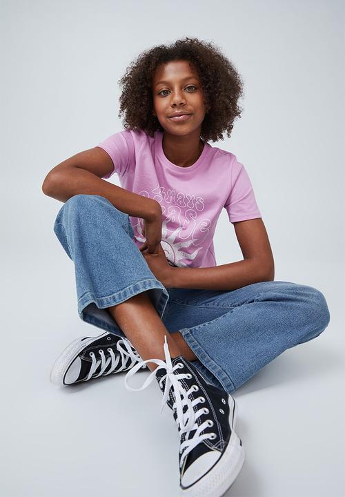 Cotton On - Hannah wide leg jean - weekend wash