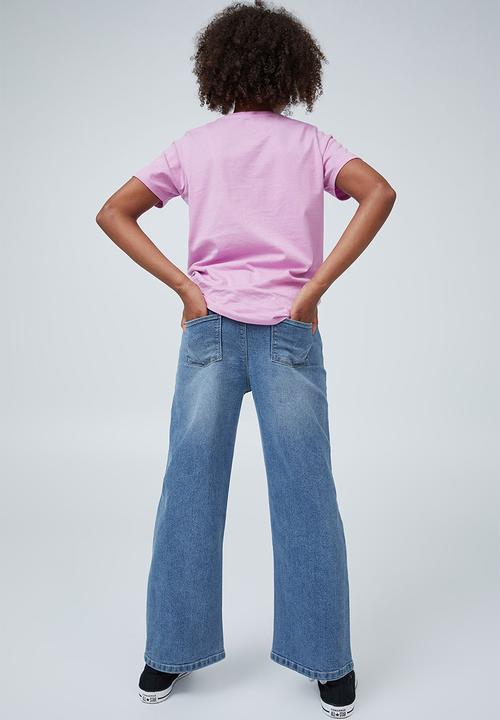 Cotton On - Hannah wide leg jean - weekend wash