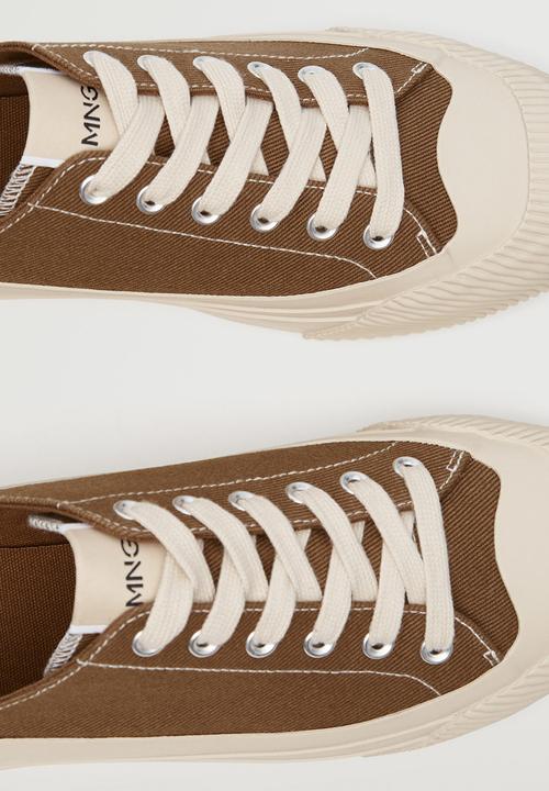 MANGO - Sport shoes organic - pastel brown