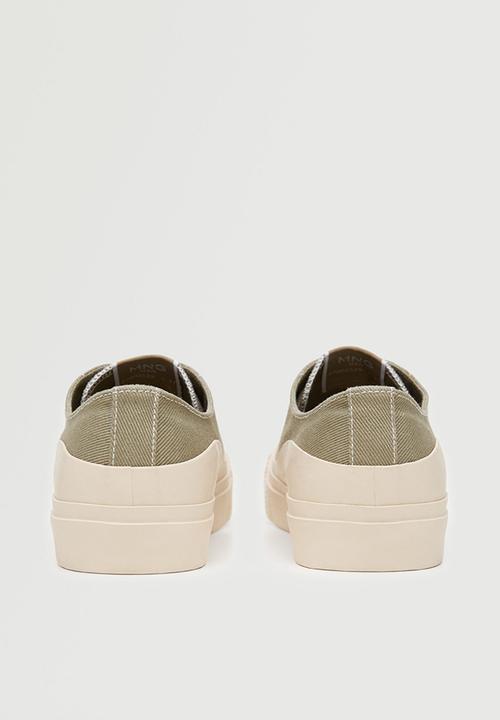 MANGO - Sport shoes organic - khaki