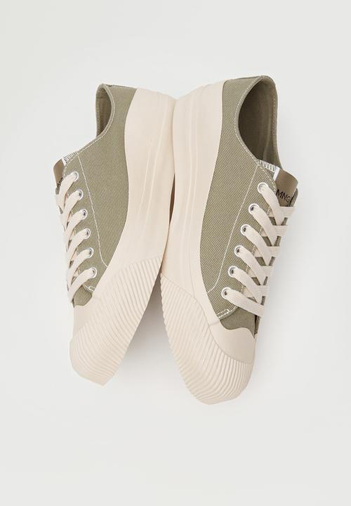 MANGO - Sport shoes organic - khaki