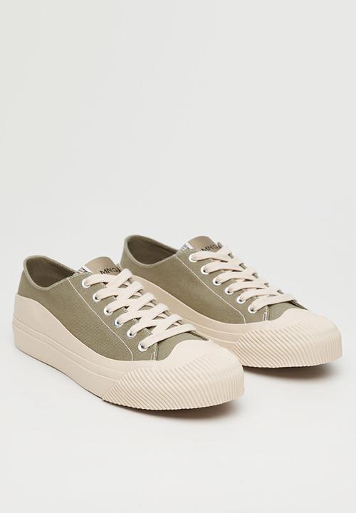 MANGO - Sport shoes organic - khaki
