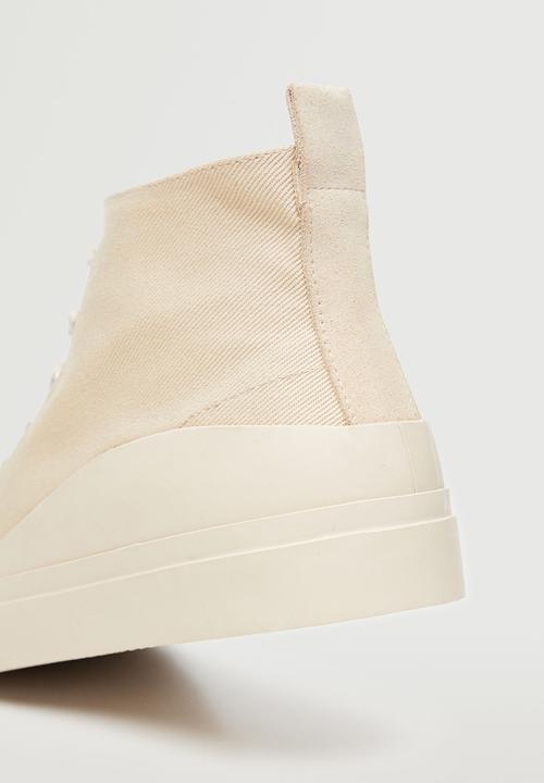 MANGO - Sport shoes organic - light beige