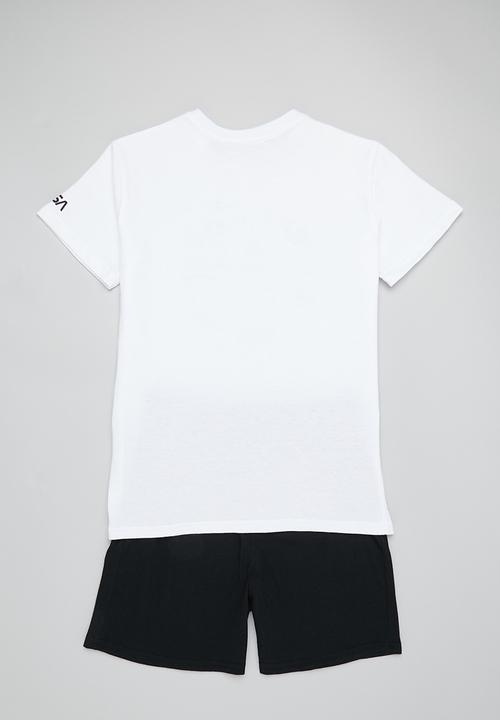 Superbalist - NASA summer pj set - white & black