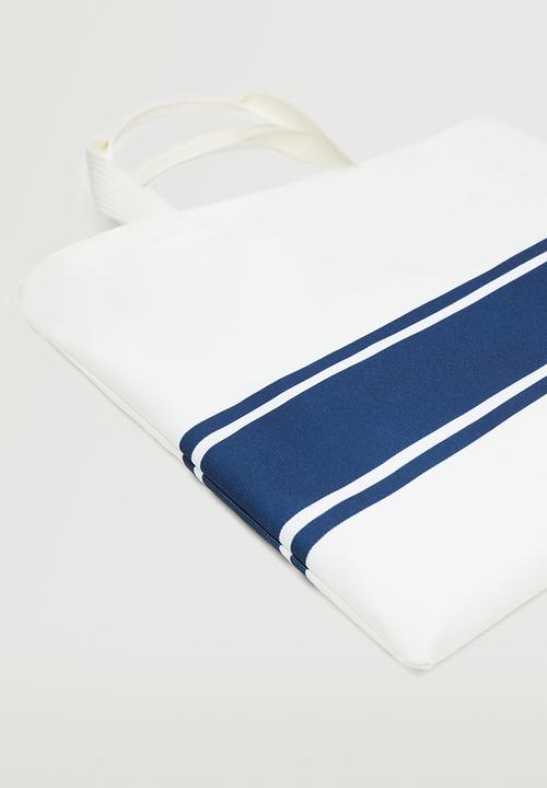 MANGO - Handbag soft - navy