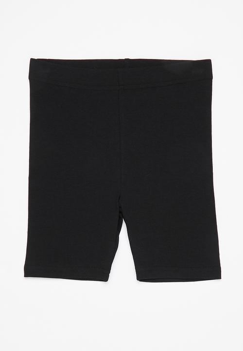 Superbalist Kids - Girls 2 pack cycling short - black & grey melange