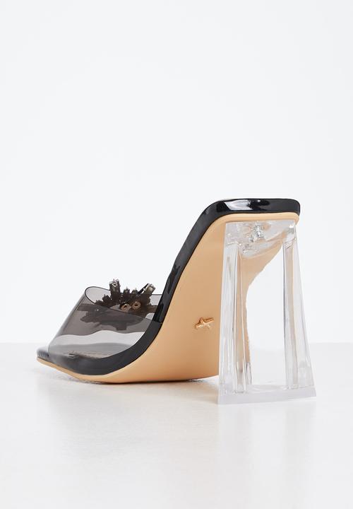 Rock & Co - Bongo 1 mule block heel - black