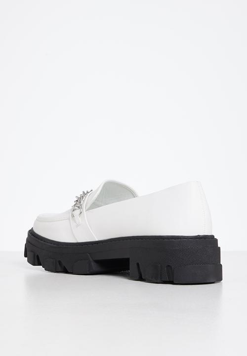 Rock & Co - Kulture 1 chunky lug sole loafer - white