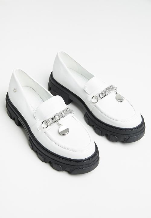 Rock & Co - Kulture 1 chunky lug sole loafer - white