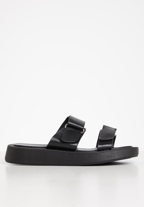 Viabeach - Coconut 1 Flatform slide - black