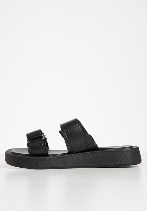 Viabeach - Coconut 1 Flatform slide - black