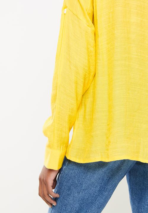 dailyfriday - Boyfriend shirt - bright yellow