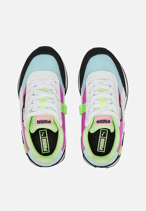 PUMA - Future rider splash ps - electric orchid-light aqua-puma white