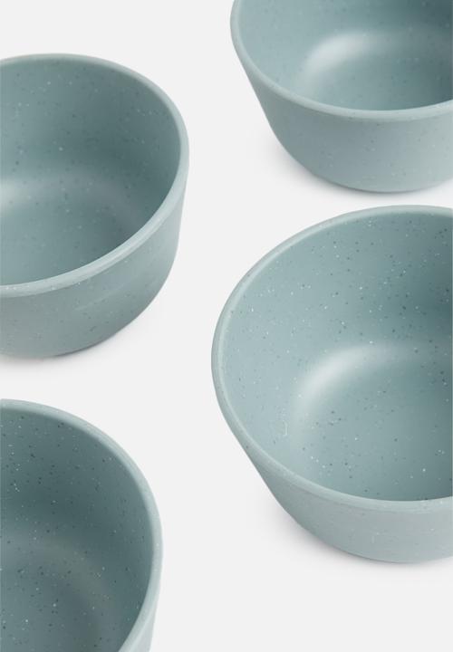 Excellent Houseware - Melamine bowl set of 4 - blue
