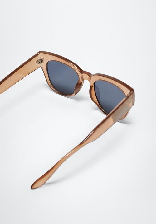 MANGO - Acetate frame sunglasses - peach