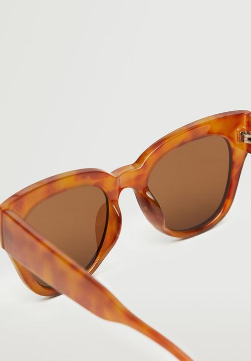 MANGO - Acetate frame sunglasses - chocolate