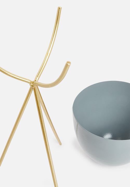 H&S - May flower pot- grey