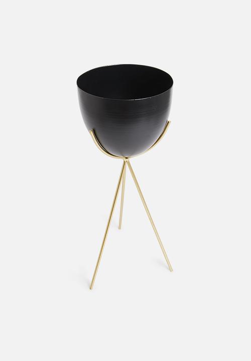 H&S - May flower pot-black