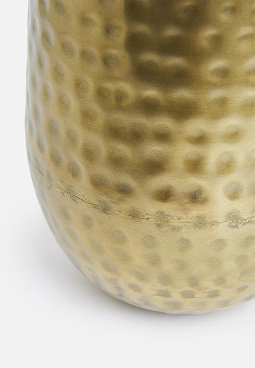 H&S - Meilow tall vase - gold